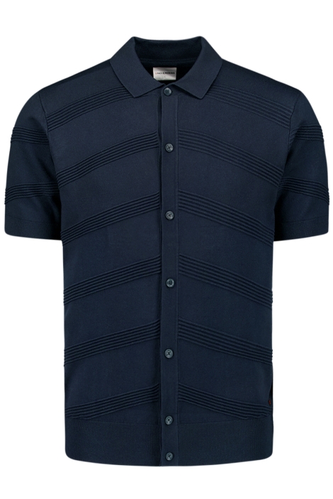 NO-EXCESS pullover short sleeve full button p